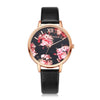 High Quality Fashion Leather Strap Rose Gold Women Watch Casual Love Heart Quartz Wrist Watch Women Dress Ladies Luxury Watches