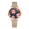 High Quality Fashion Leather Strap Rose Gold Women Watch Casual Love Heart Quartz Wrist Watch Women Dress Ladies Luxury Watches