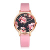 High Quality Fashion Leather Strap Rose Gold Women Watch Casual Love Heart Quartz Wrist Watch Women Dress Ladies Luxury Watches