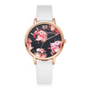 High Quality Fashion Leather Strap Rose Gold Women Watch Casual Love Heart Quartz Wrist Watch Women Dress Ladies Luxury Watches