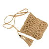 Women Messenger bags Ins Hot Sale Hollow Out Woven Single shoulder Crossbody Tassel Beach Casual Straw Bag for Women girl bags