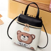 New Women's Mobile Phone Bag Cartoon Female Messenger Shoulder Bags Crossbody Cute Fashion Pu Leather Bags Mini Bear Handbags